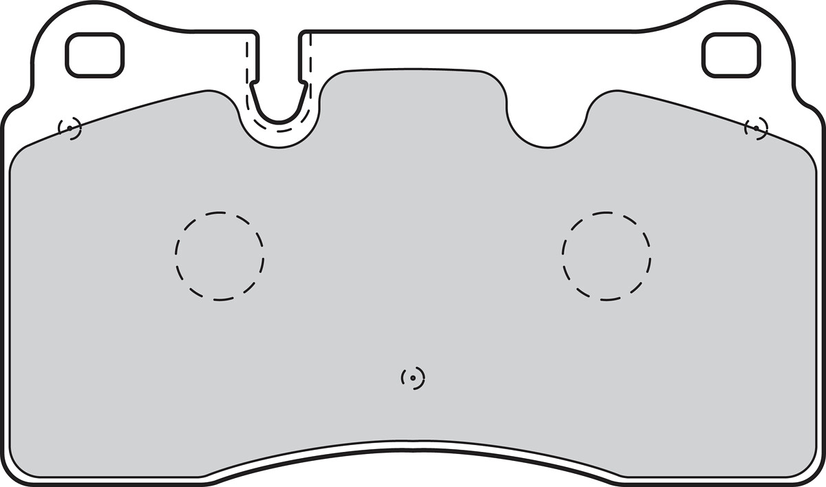 Jeu de 4 plaquettes de frein VALEO ref. 302097